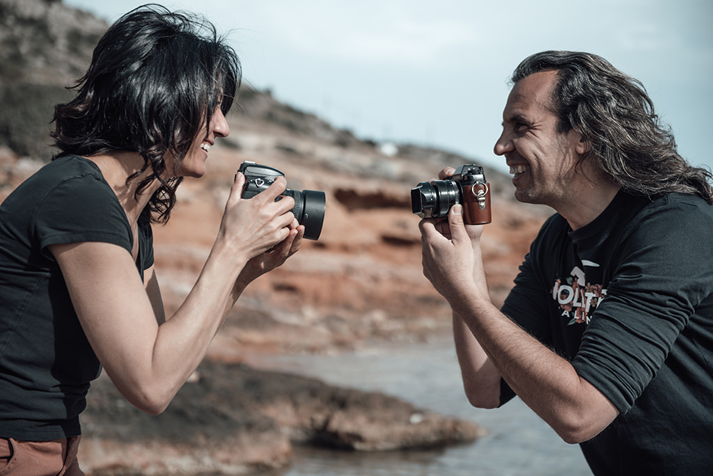 Photographers Clio Psaraki and Akis Christou